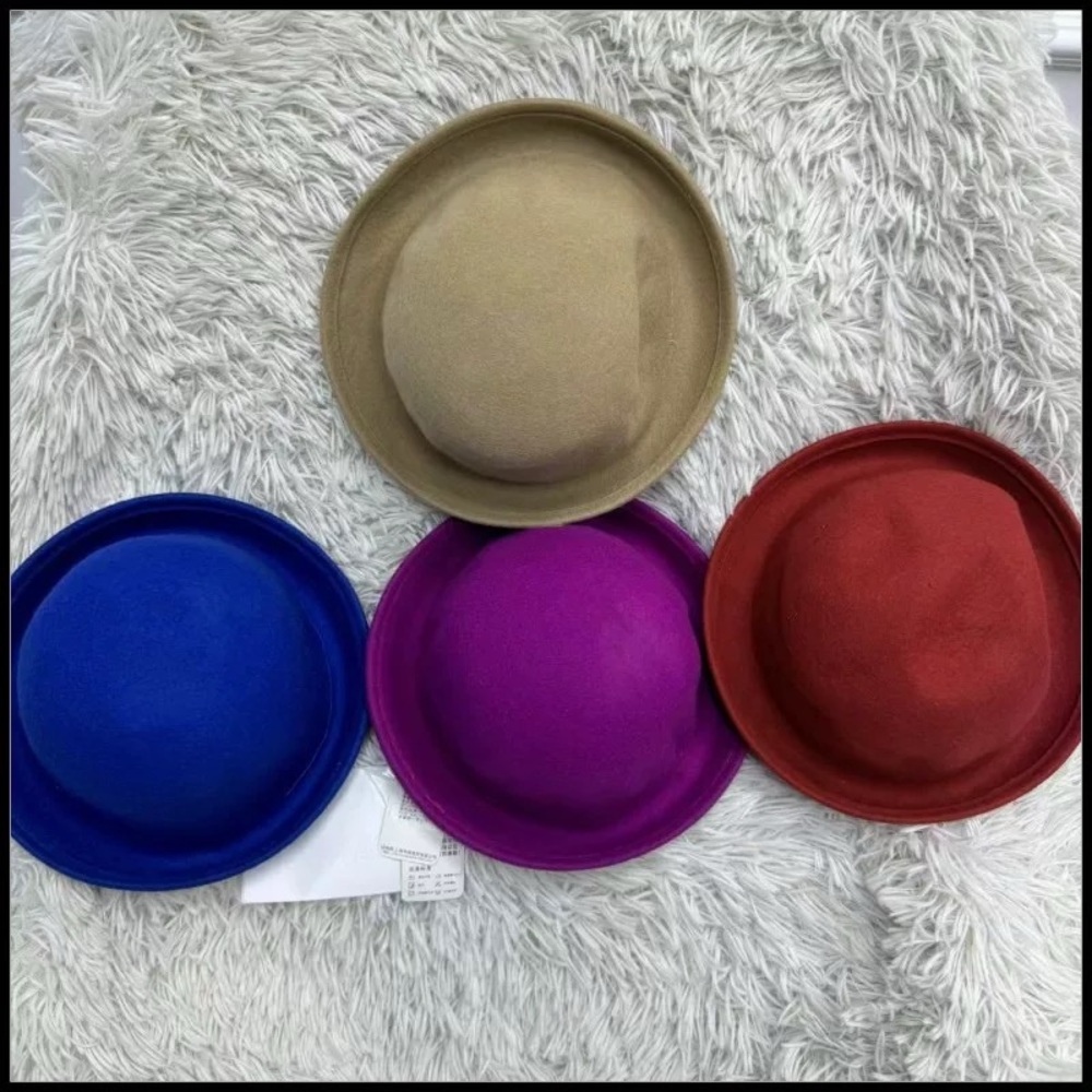 Stylish Women's Hat Collection - Beige, Blue, Purple, Red